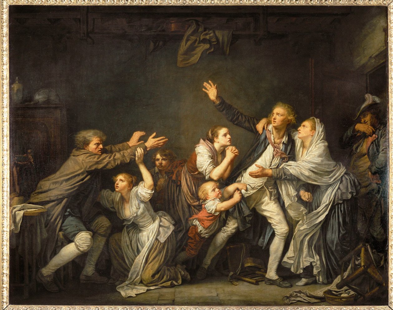 The Paternal Curse by Jean Baptiste Greuze