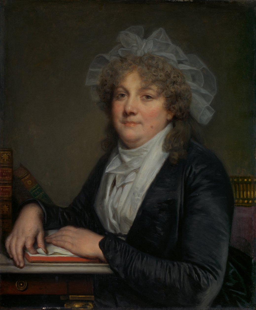 Madame Jean-Baptiste Nicolet Anne Antoinette Desmoulins by Jean Baptiste Greuze