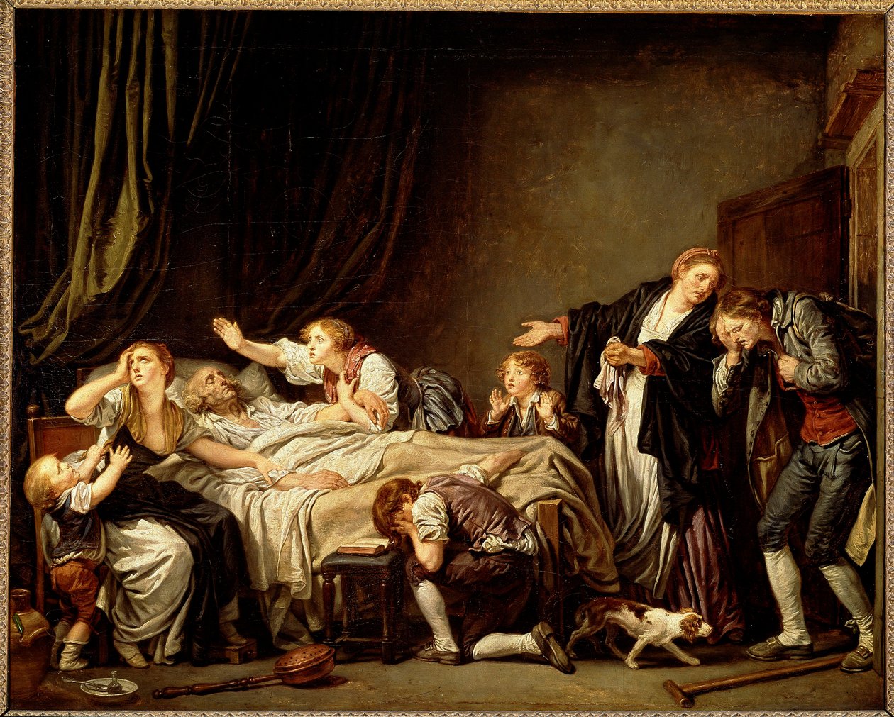 The Son Punished by Jean Baptiste Greuze