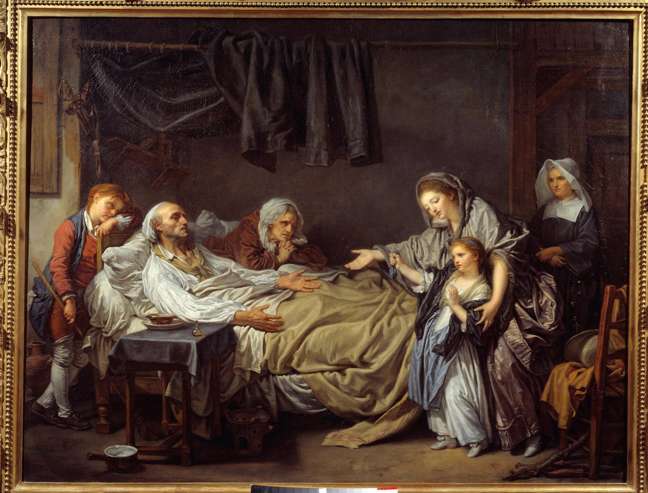 The lady of charity by Jean Baptiste Greuze