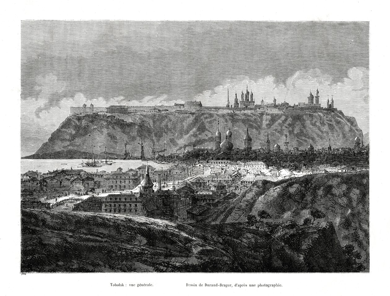 Tobolsk, Siberia, Russia, 1886 by Jean Baptiste Henri Durand Brager