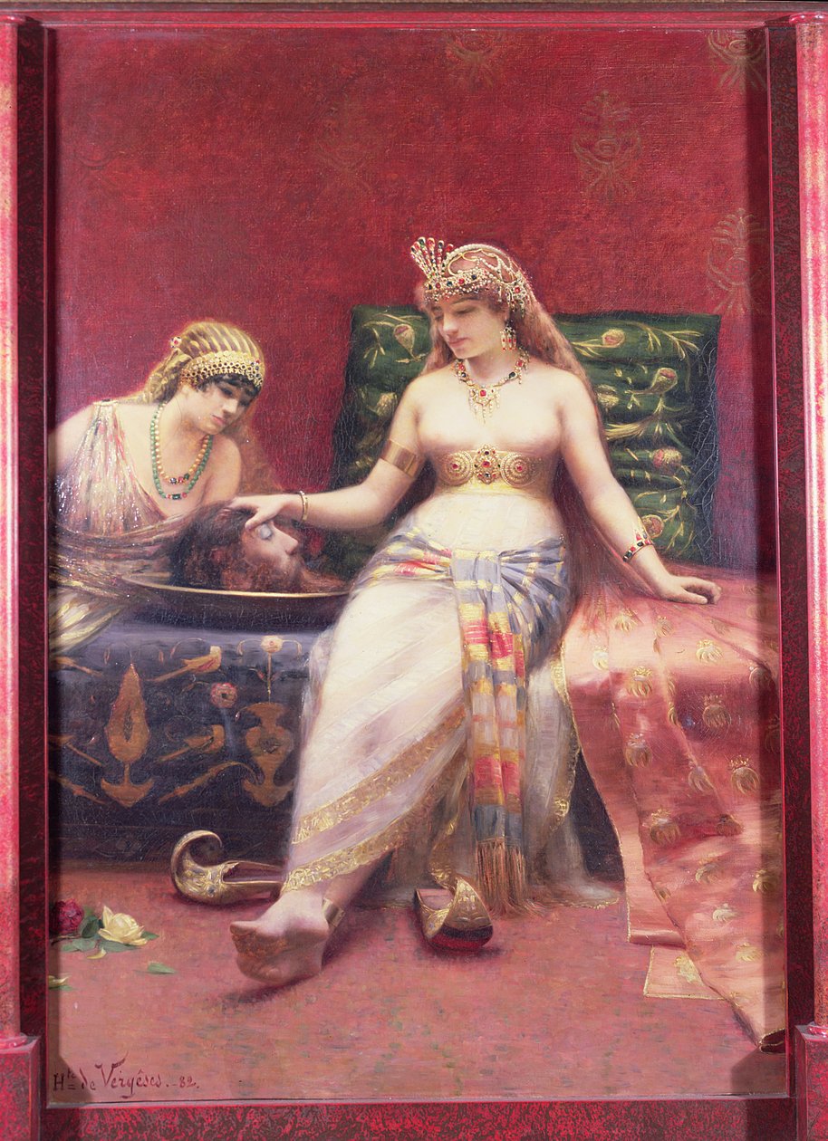 Salome with the Head of John the Baptist by Jean Baptiste Hippolyte de Vergeses