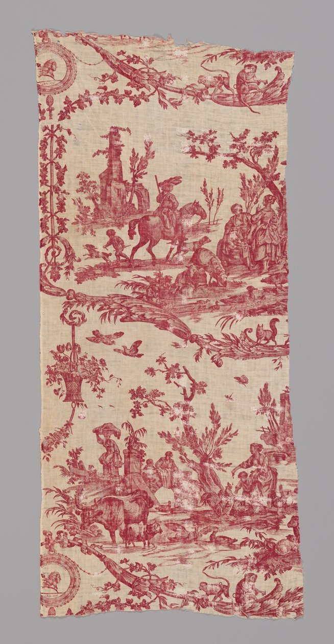 American Liberty (Furnishing Fabric) by Jean Baptiste Huet