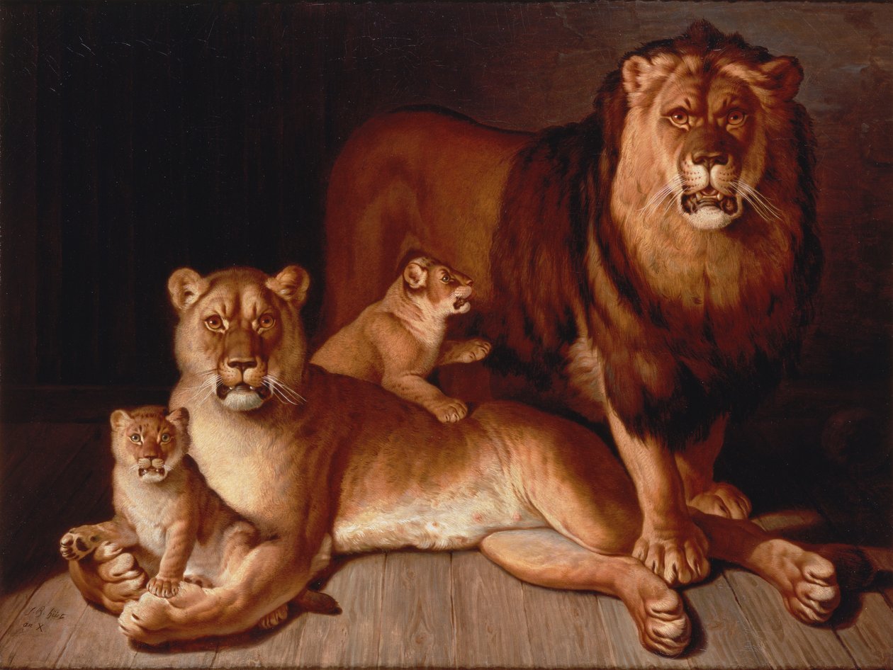 Pride of Lions by Jean Baptiste Huet