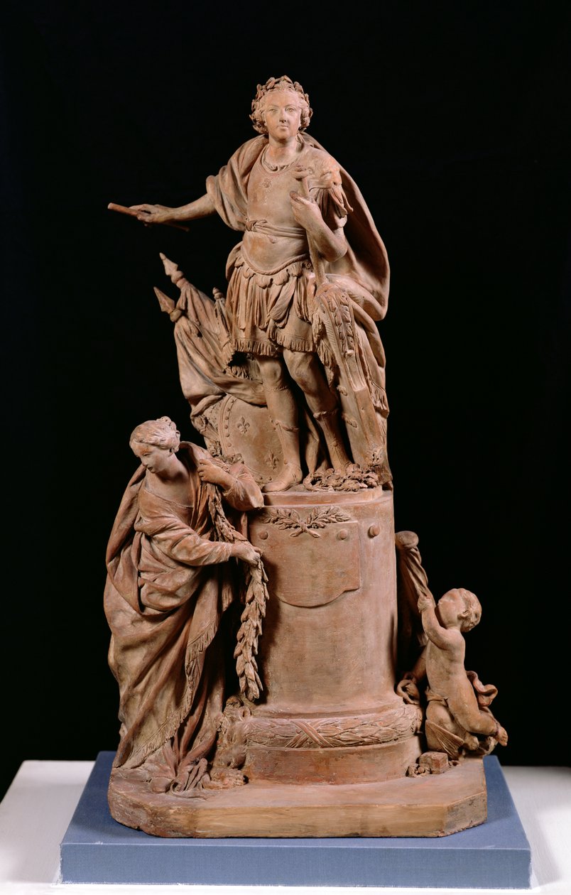 Louis XV as a Roman Emperor, project for a statue for the Hotel de Ville in Rennes by Jean Baptiste II Lemoyne