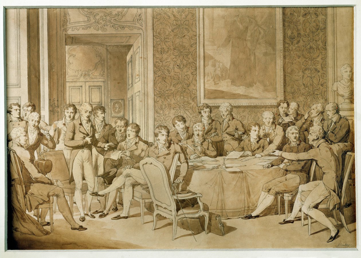 Meeting of the Congress of Vienna by Jean Baptiste Isabey