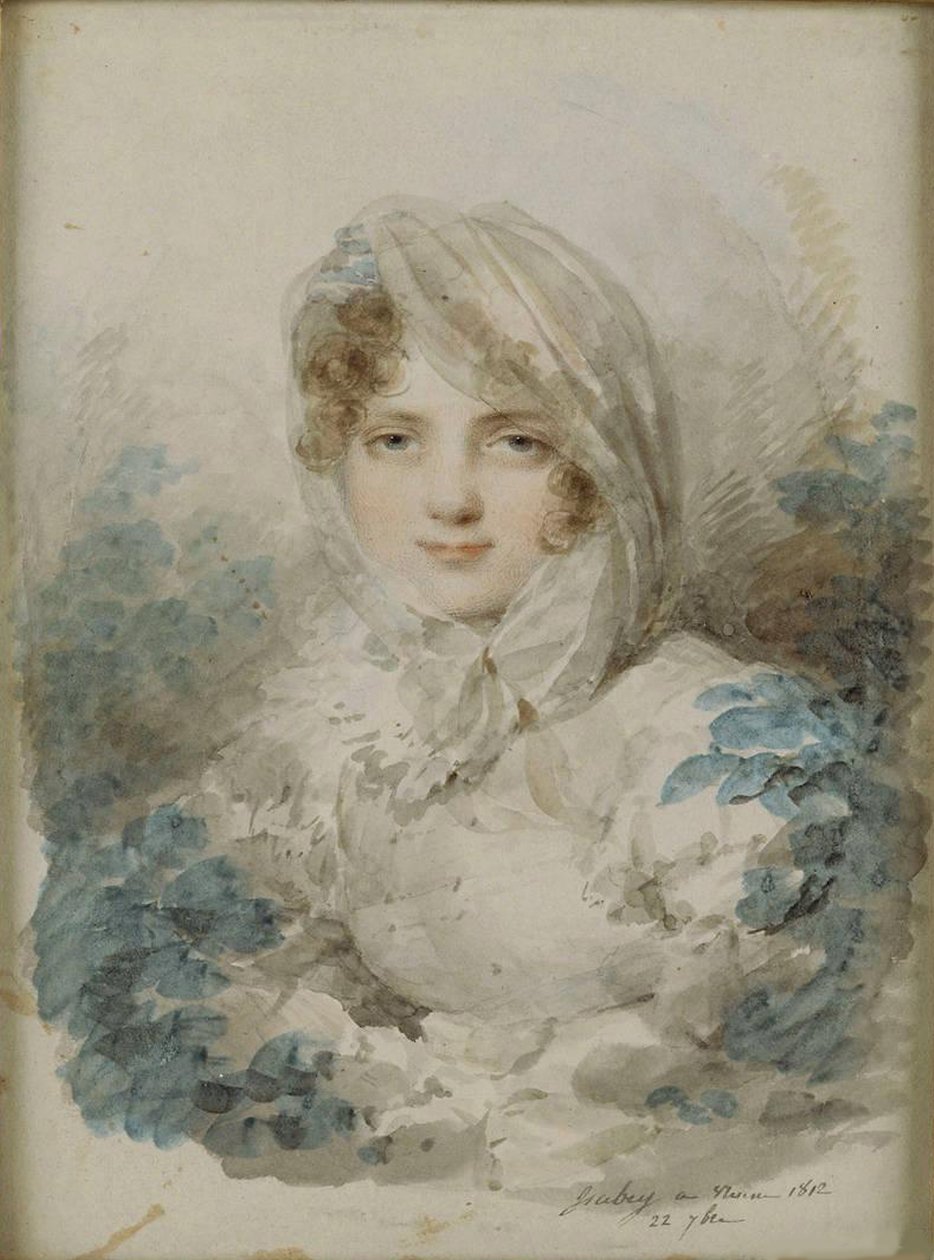 Portrait of Ekaterina Pavlovna Bagration 1783-1857 by Jean Baptiste Isabey