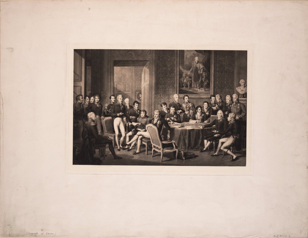 The Congress of Vienna, c. 1815 by Jean Baptiste Isabey