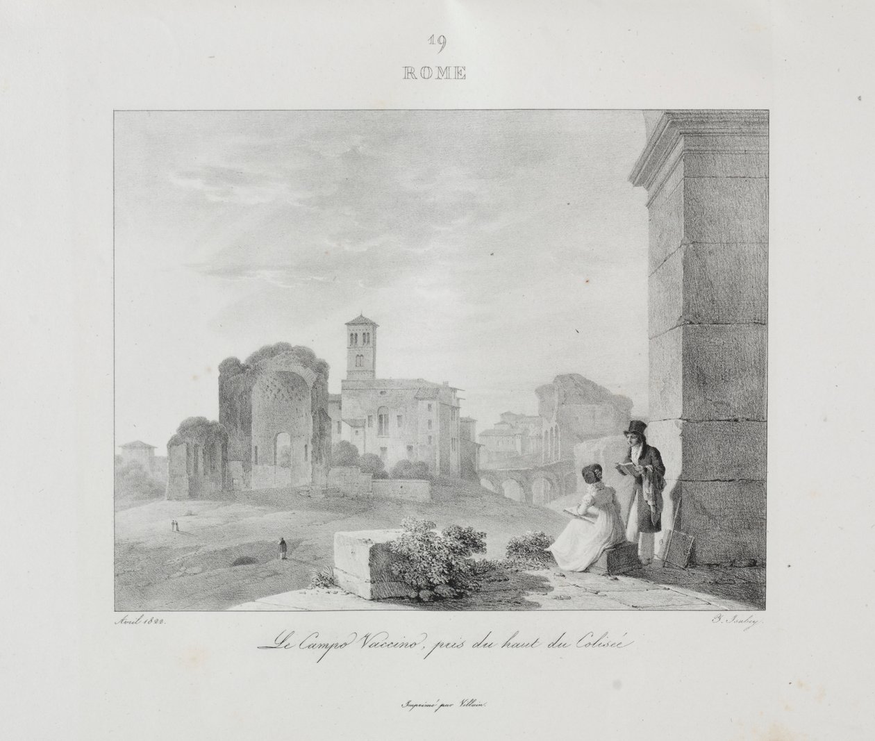 Voyage en Italie en 1822 by Jean Baptiste Isabey