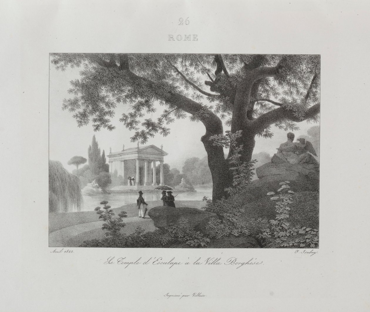 Voyage en Italie en 1822 by Jean Baptiste Isabey