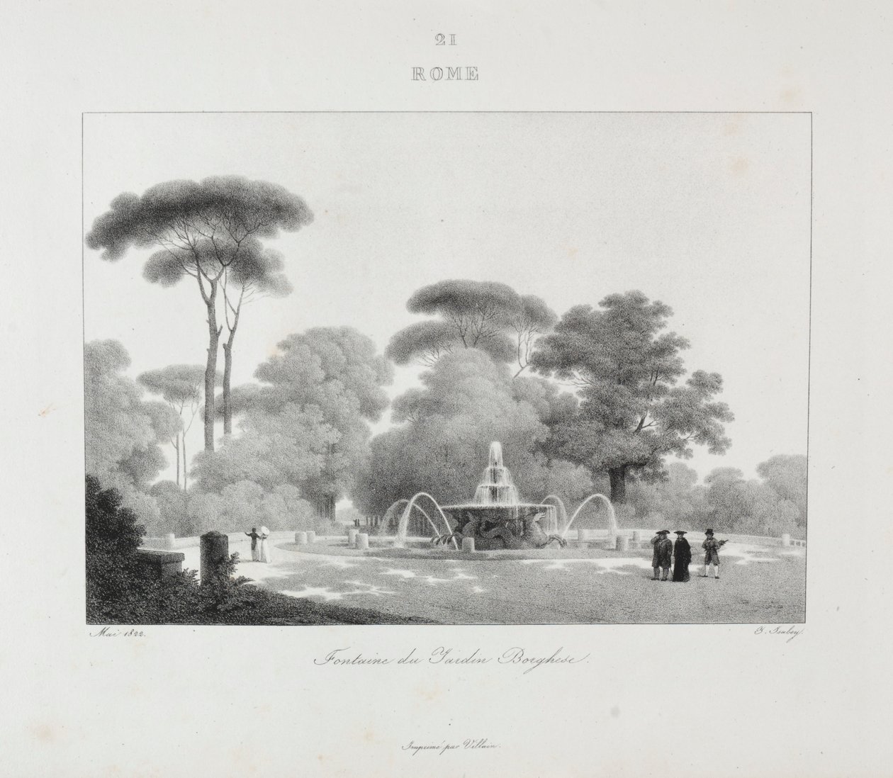 Voyage en Italie en 1822, 1833 by Jean Baptiste Isabey