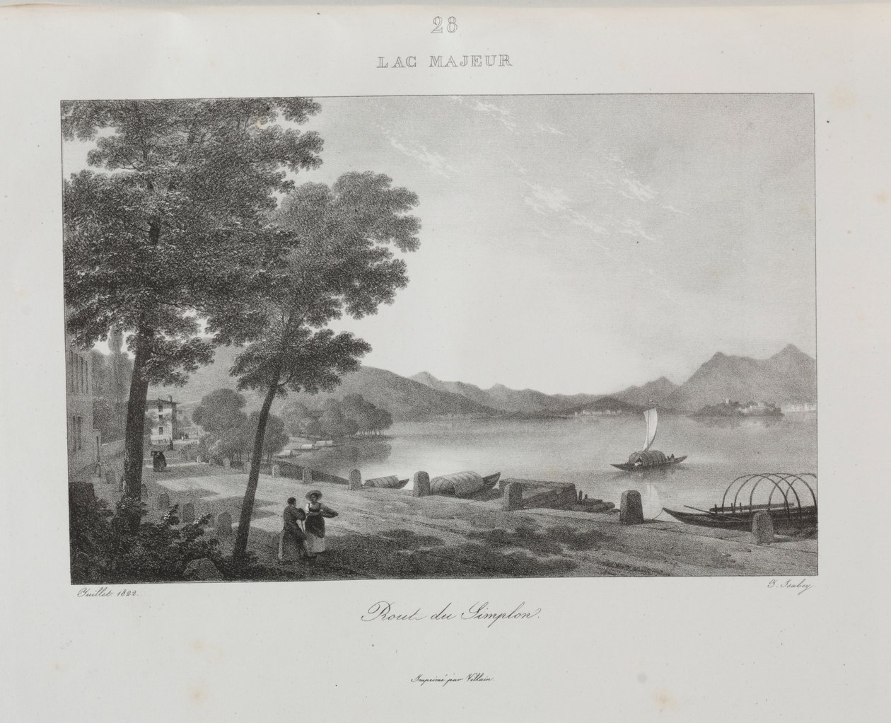 Voyage en Italie en 1822, 1833 by Jean Baptiste Isabey