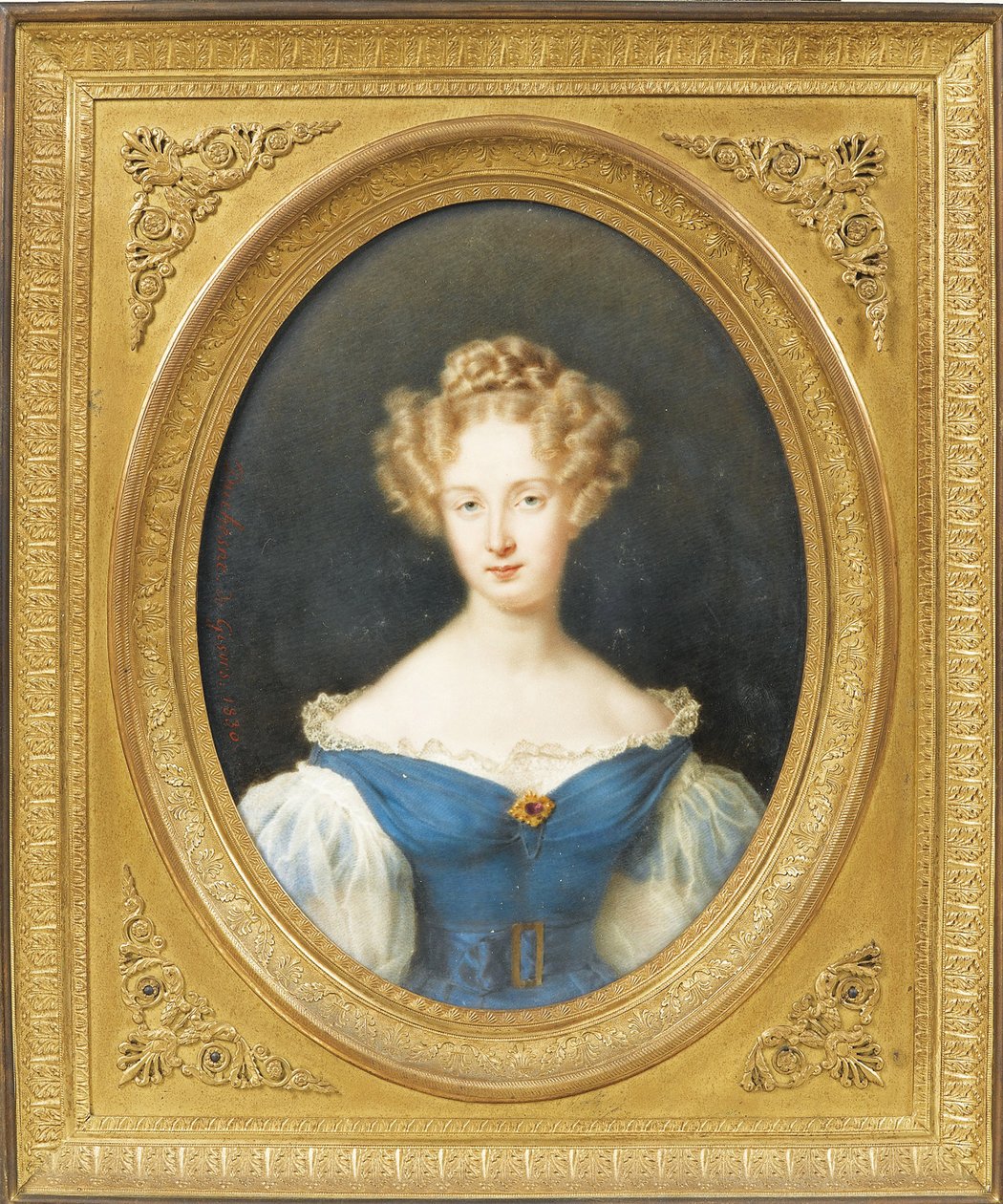 Princess Louise of Orleans, later Queen consort of the Belgians by Jean Baptiste Joseph Duchesne