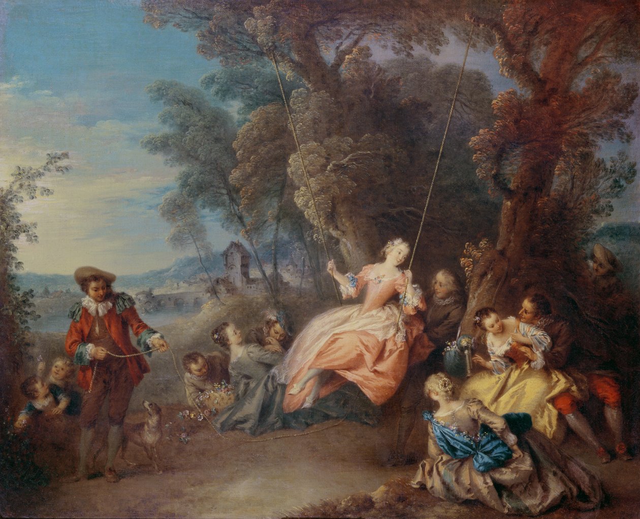 The Swing by Jean-Baptiste Joseph Pater