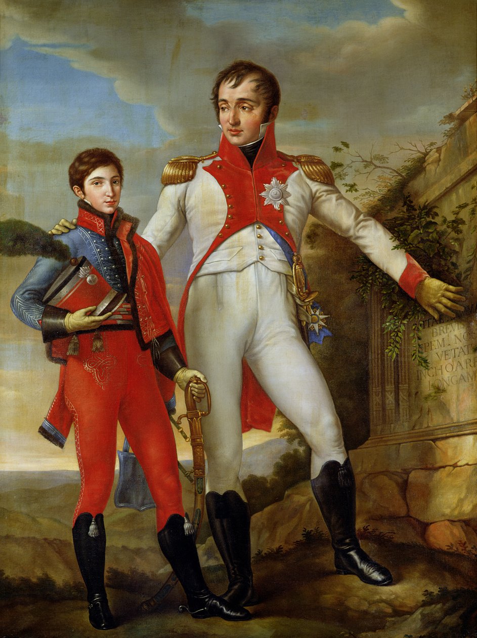 Louis Bonaparte King of Holland and Louis Napoleon Crown Prince of Holland by Jean Baptiste Joseph Wicar