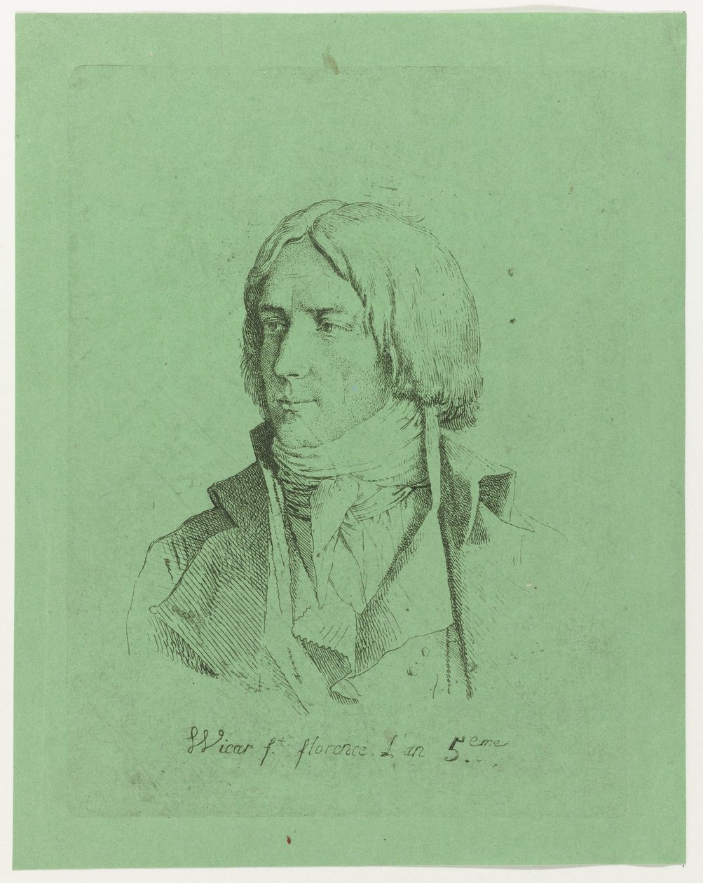 Portrait of an Unknown Young Man by Jean Baptiste Joseph Wicar