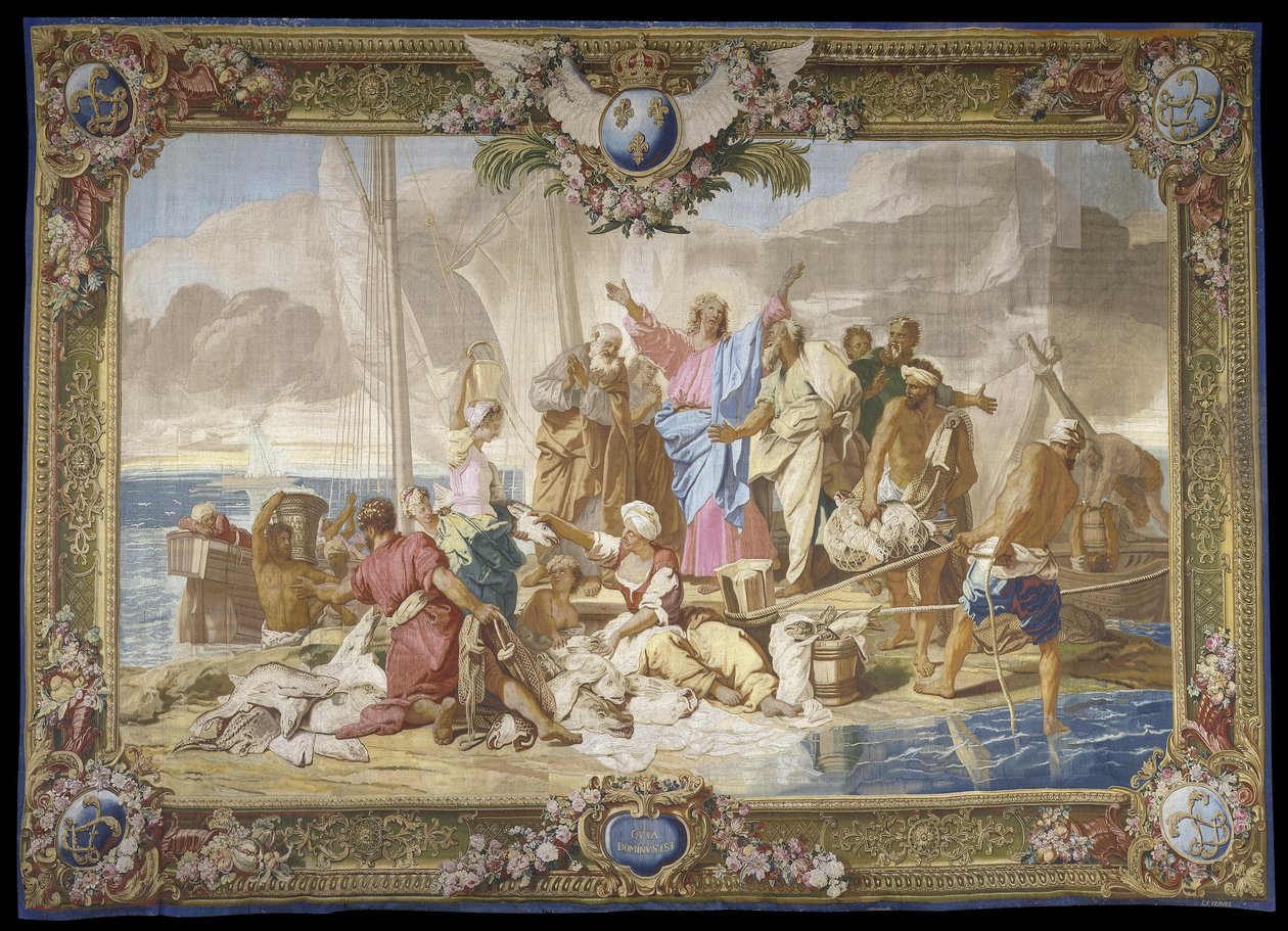 The Miraculous Catch of Fish by Jean-Baptiste Jouvenet