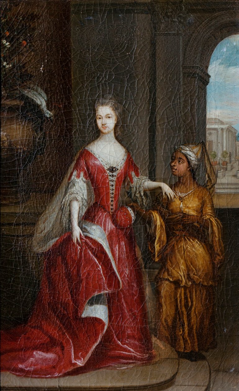 Elisabeth Savage (1699-1746). Wife of Frederick of Nassau-Zuylensteyn, Earl of Rochford by Jean Baptiste Lantscroon