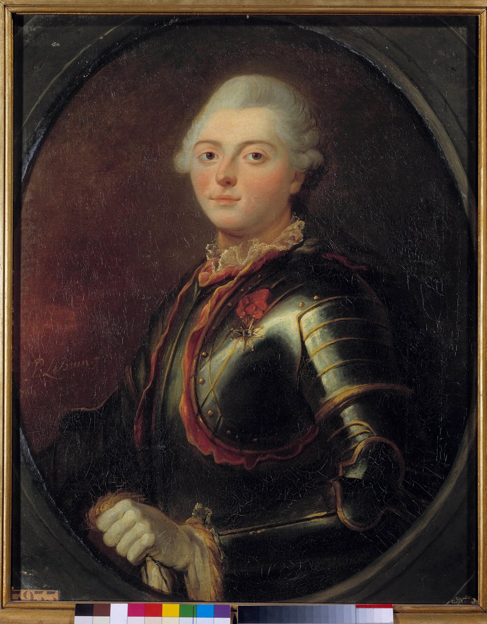 Portrait of Admiral Charles Henri Theodat, Count of Estaing by Jean Baptiste Lebrun
