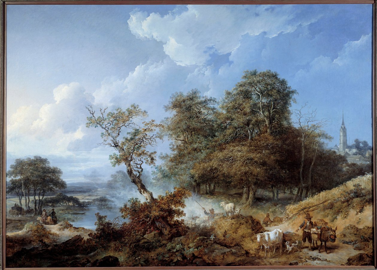 Animated Landscape by Jean Baptiste Leprince