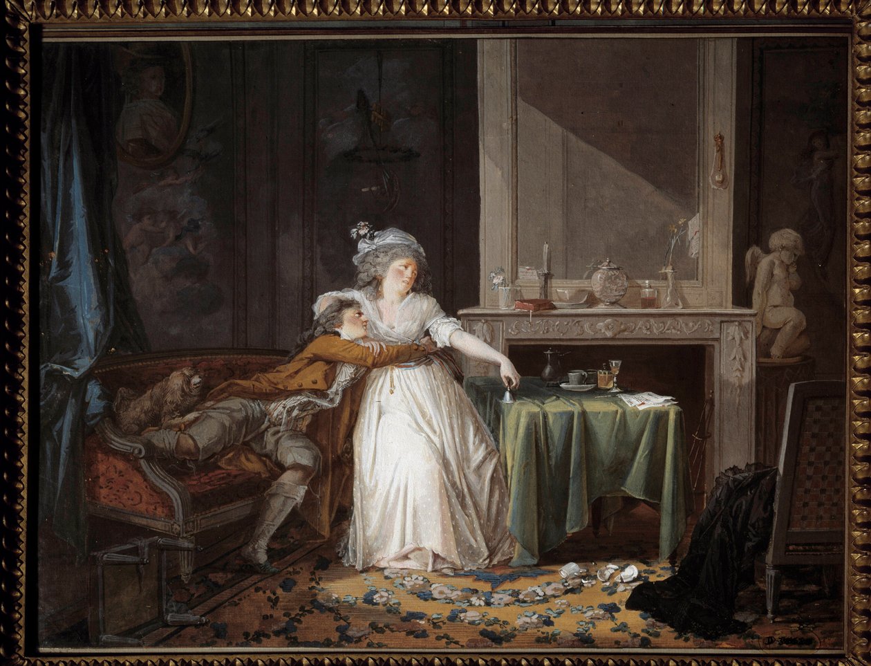 The Broken Cup by Jean Baptiste Mallet
