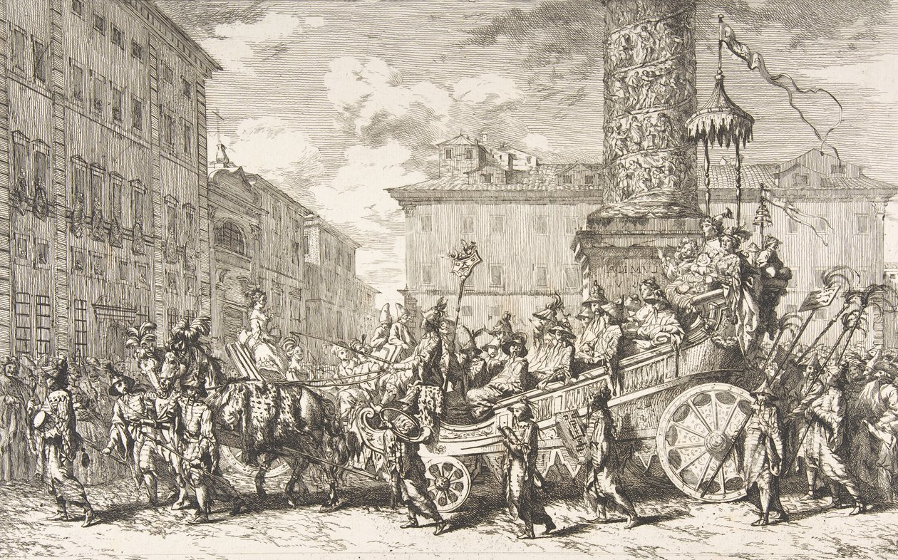 The Chinese Masquerade, 1735 by Jean Baptiste Marie Pierre