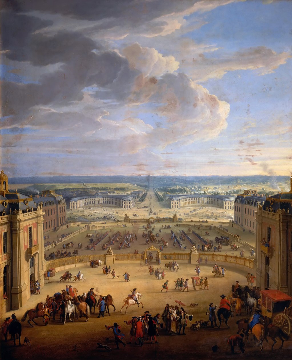 The Grande Écurie Royal Stables of the Château de Versailles by Jean Baptiste Martin
