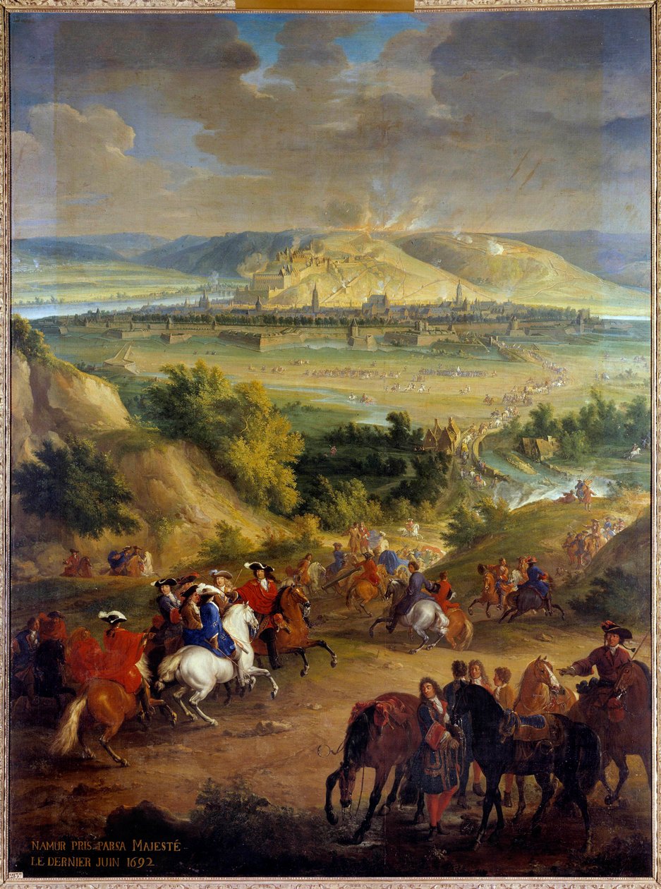 The Siege of Namur in Belgium in June 1692 by King Louis XIV by Jean Baptiste Martin