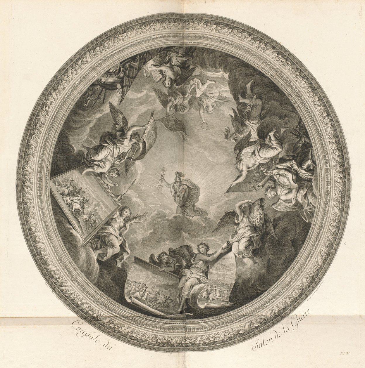 Cupola of the Salon of War by Jean Baptiste Masse