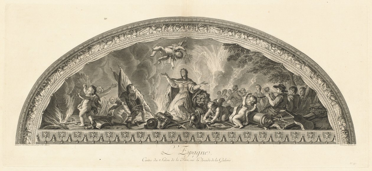 Spain, Center of the Salon of Peace in the Gallery