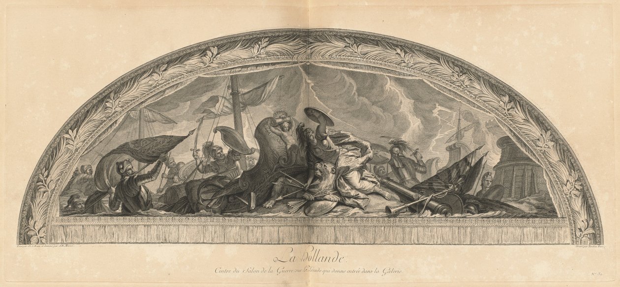 Holland, Center of the Salon of War in the Arcade that Opens into the Gallery [pl. 39] by Jean Baptiste Masse