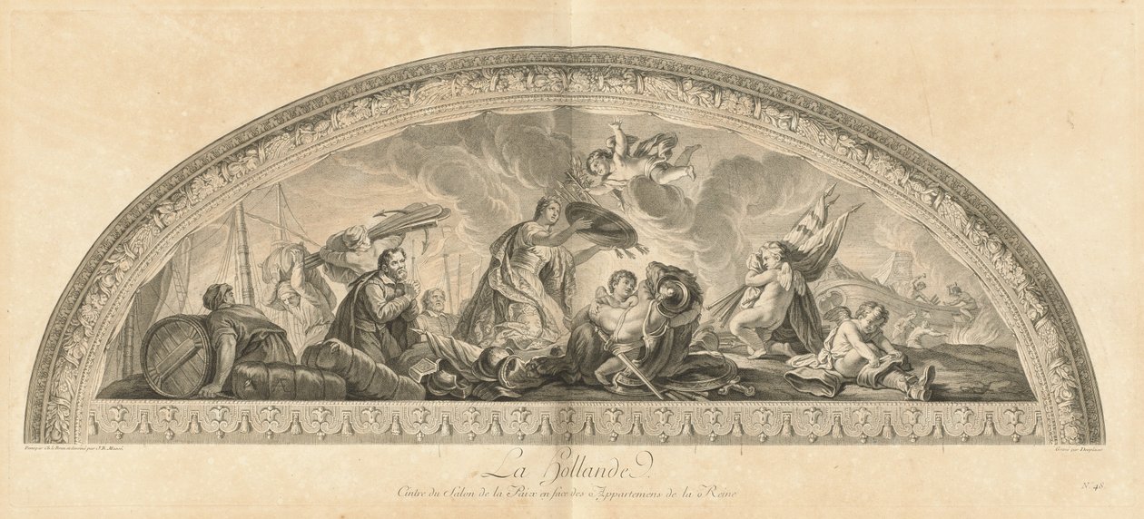 Holland, Center of the Salon of Peace Opposite the Queen