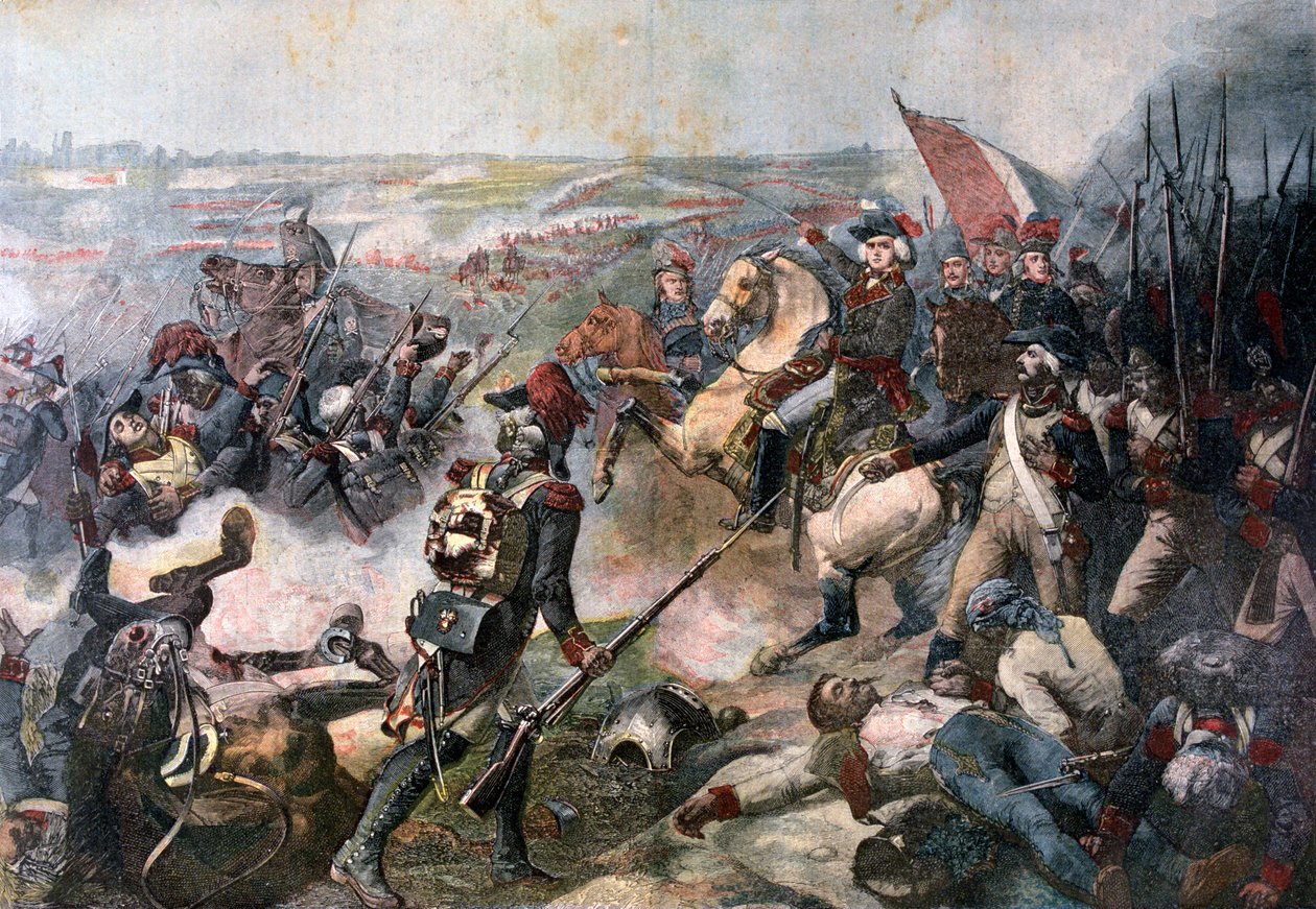 Battle of Fleurus, 26th June 1794 by Jean Baptiste Mauzaisse
