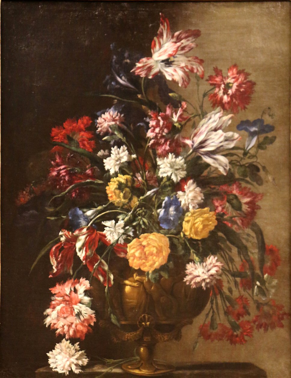 Flowers in a Vase by Jean Baptiste Monnoyer