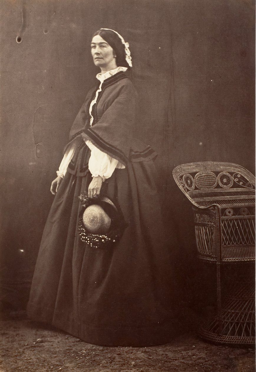 The Countess Canning, Simla, 1861 by Jean Baptiste Oscar Mallitte