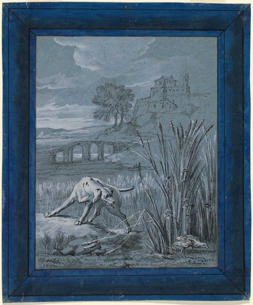 The Partridge Saves Her Young by Jean Baptiste Oudry