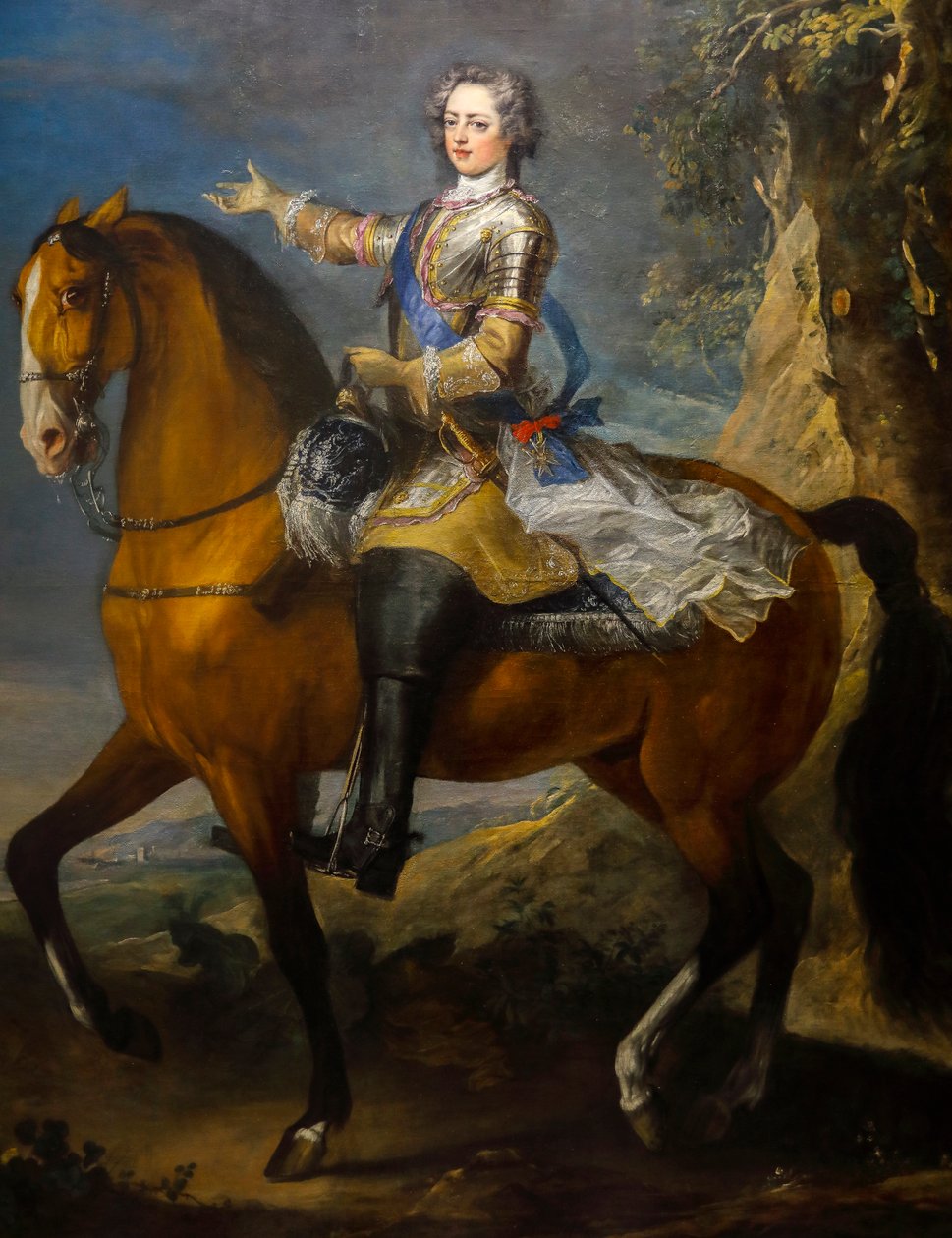 Young Louis XV, King of France by Jean Baptiste & Parrocel Charles (1688 1752) van Loo