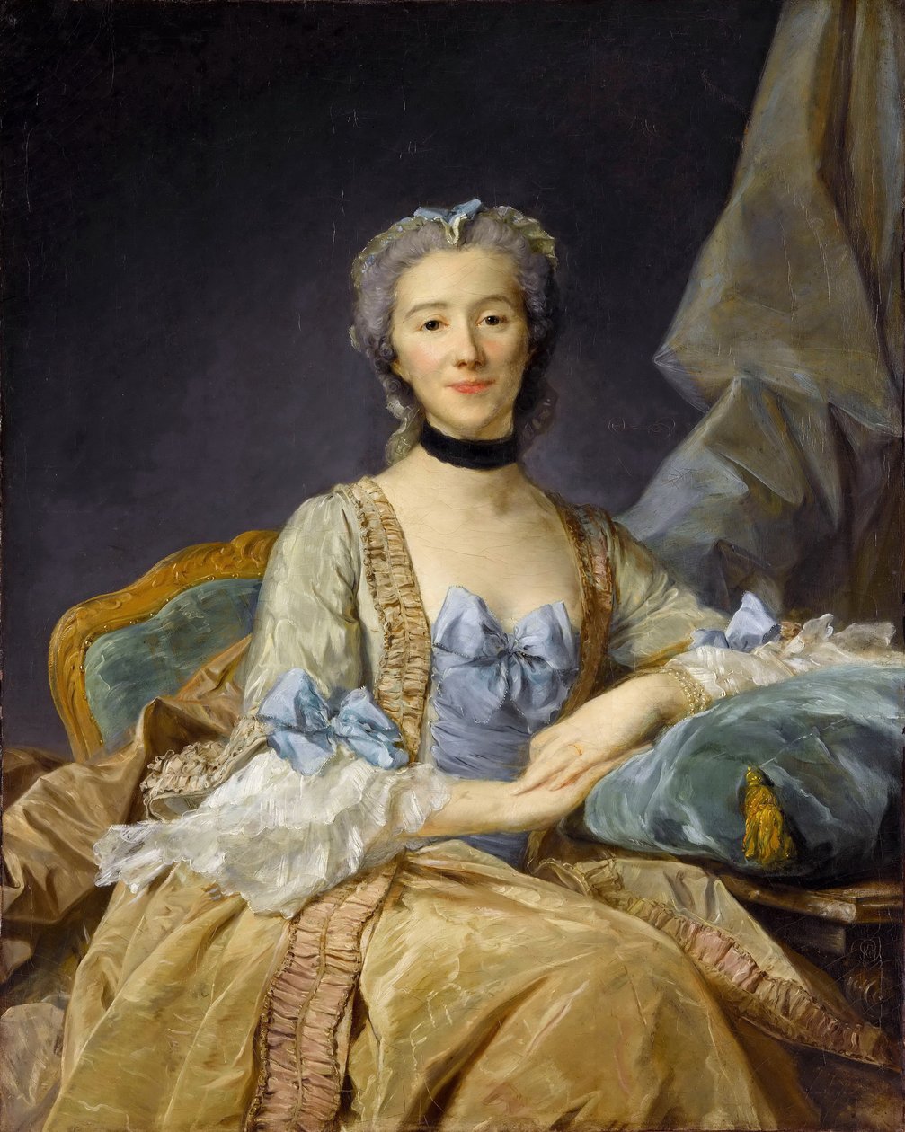 Madame de Sorquainville by Jean Baptiste Perronneau