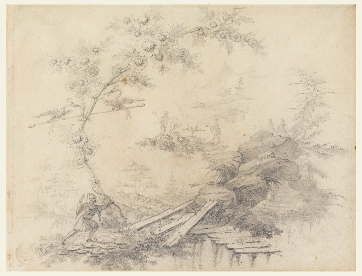 Chinoiserie Fantasy by Jean Baptiste Pillement