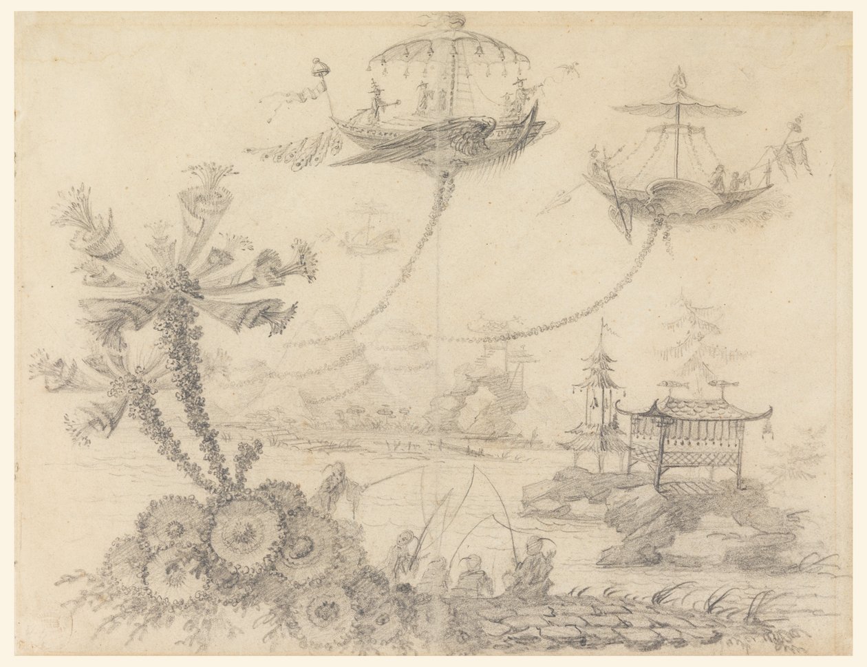Chinoiserie Fantasy by Jean Baptiste Pillement