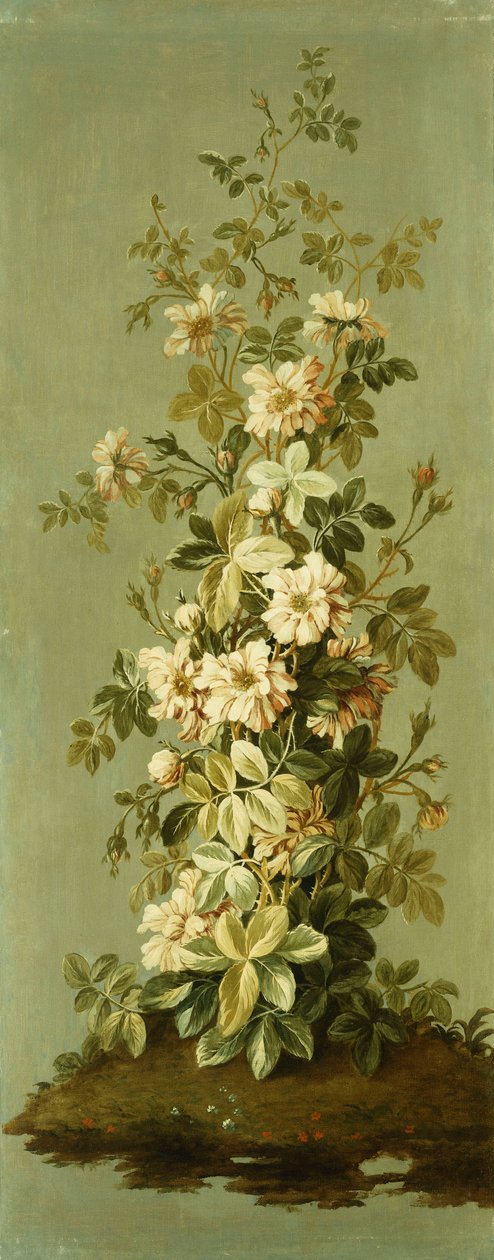 Decorative Panels with Flowers by Jean Baptiste Pillement