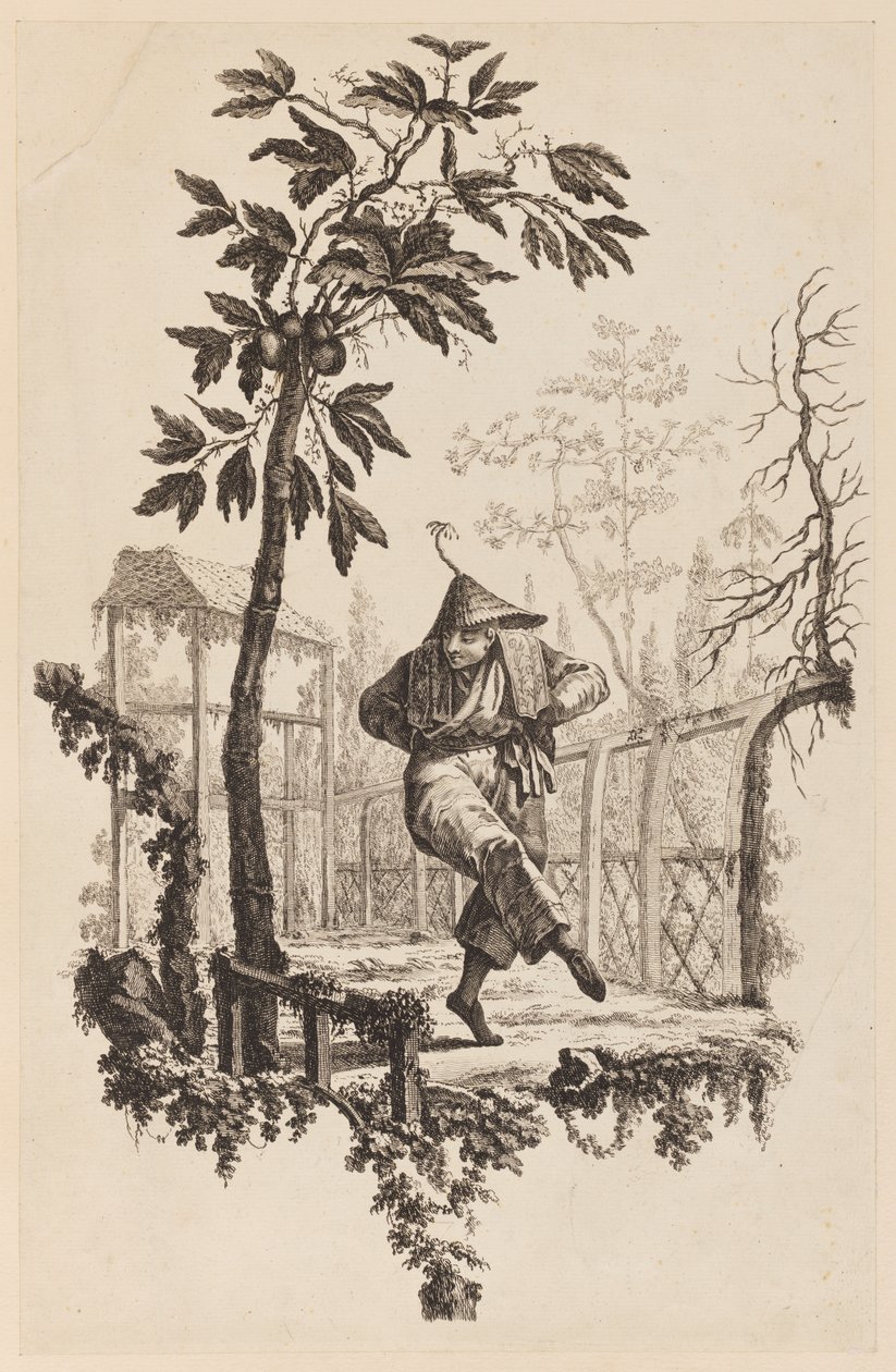 Figure Under Bough by Jean Baptiste Pillement