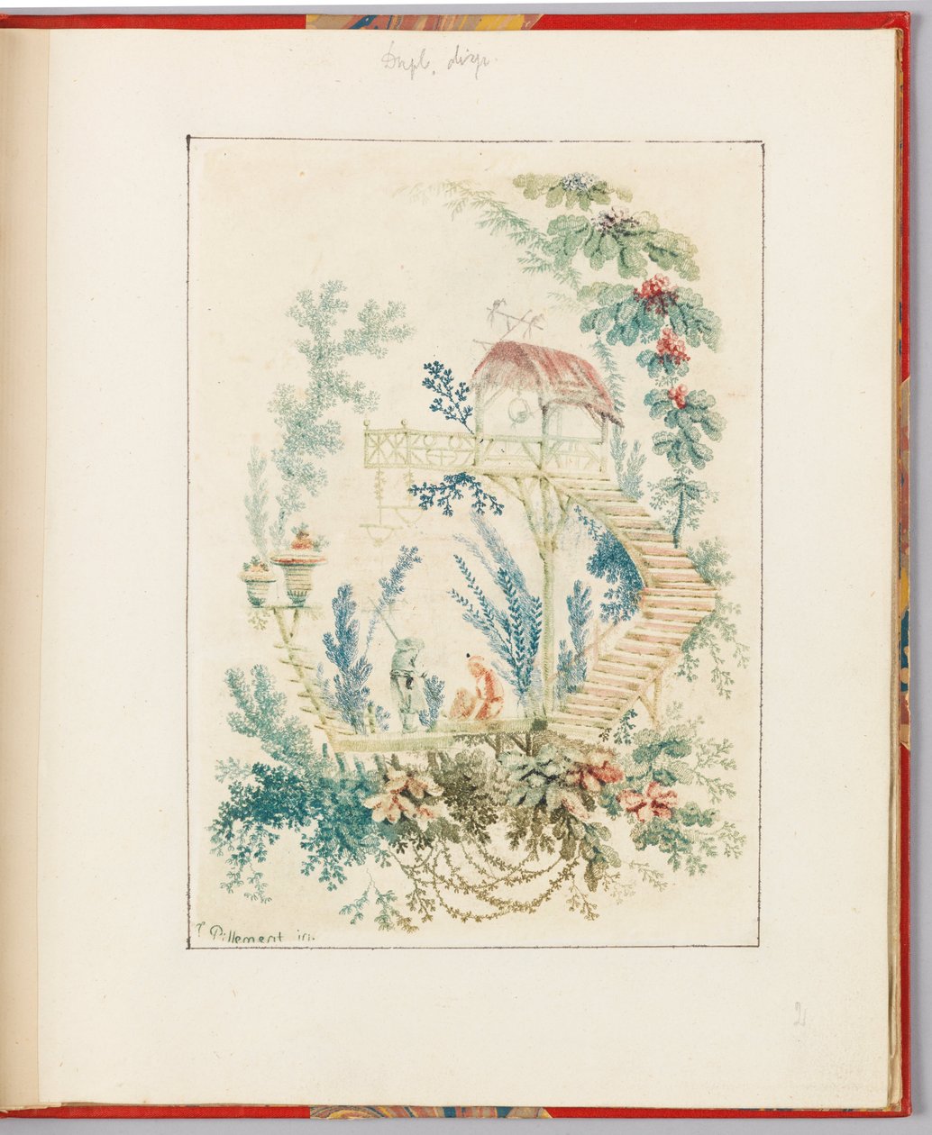 Ornamental Design from "Nouvelle suite de cahiers arabesques chinois a l