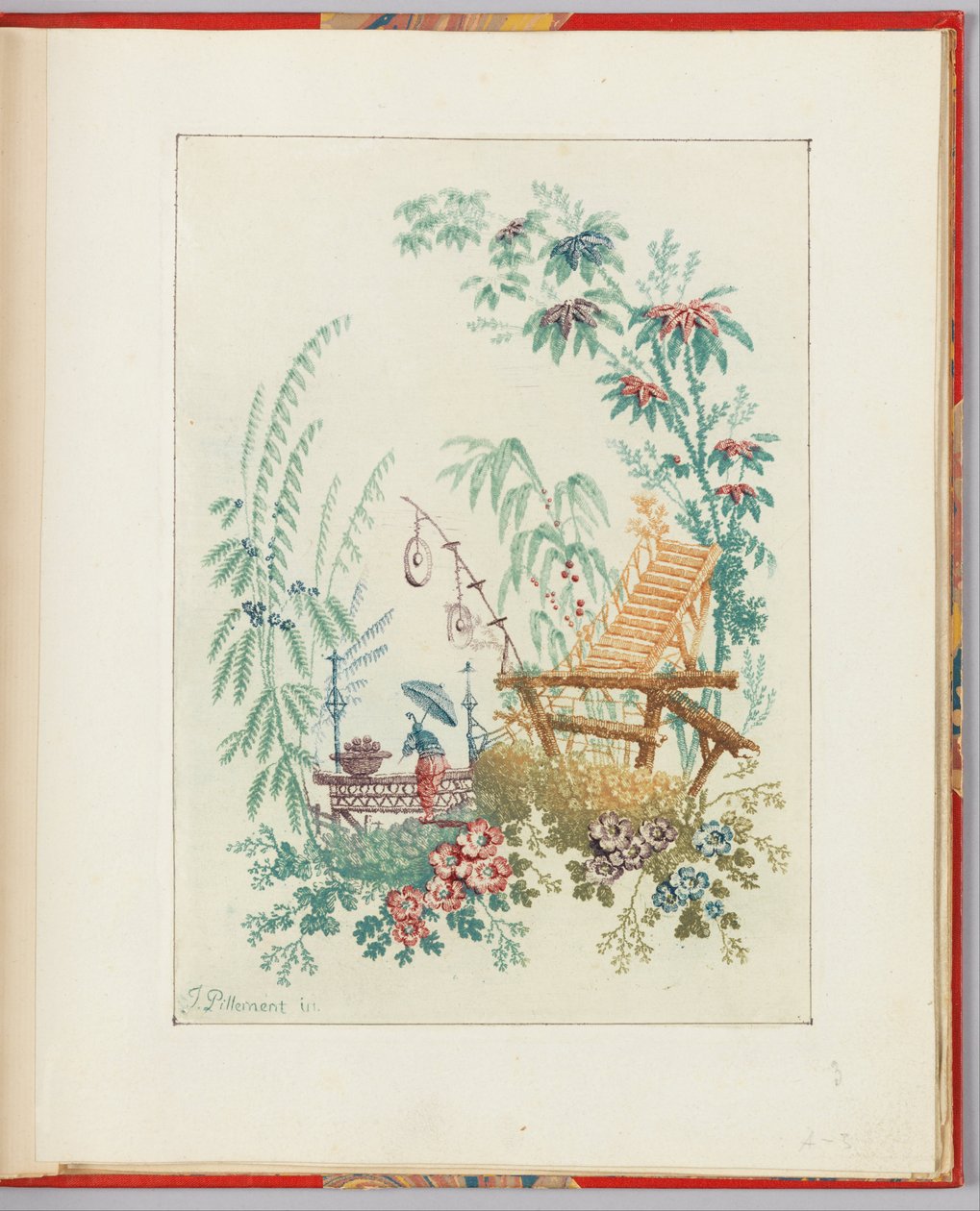 Ornamental Design from "Nouvelle suite de cahiers arabesques chinois a l