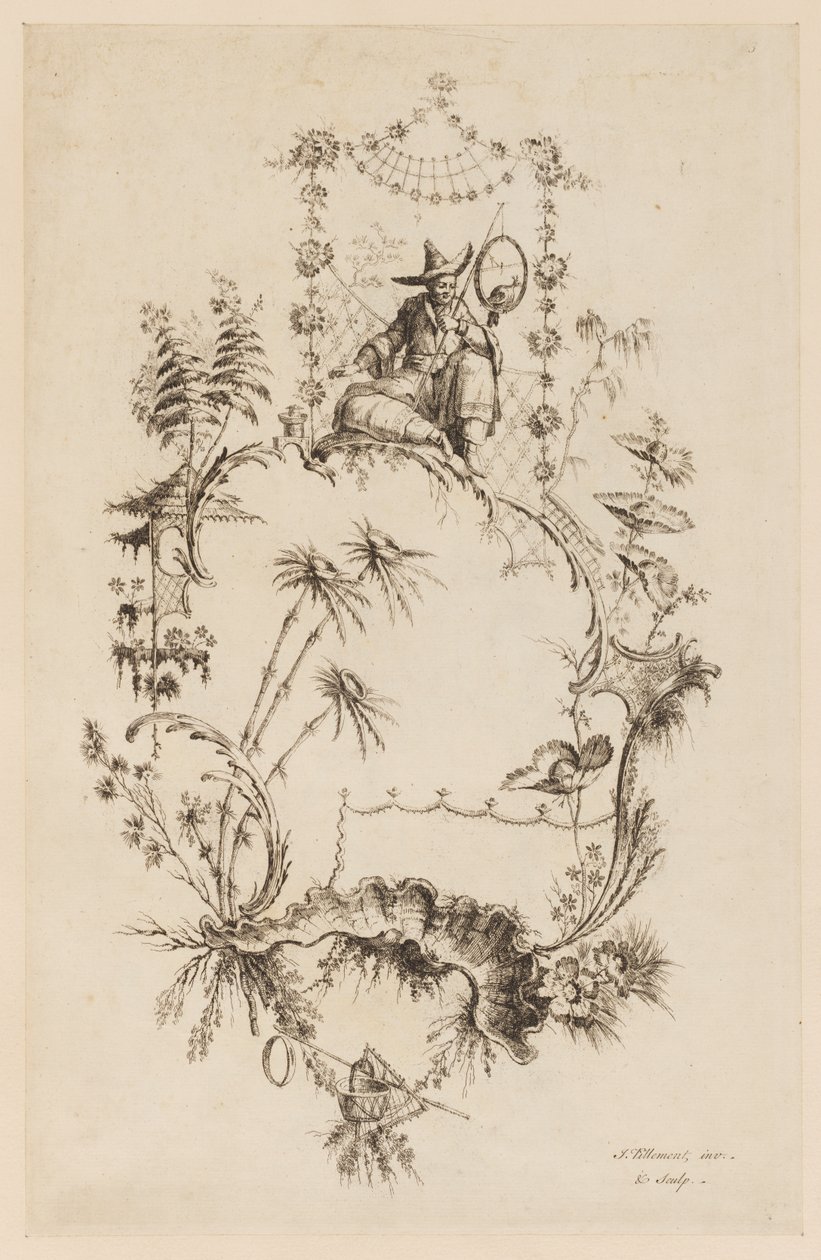 Plate 3, from A New Book of Chinese Ornaments by Jean Baptiste Pillement