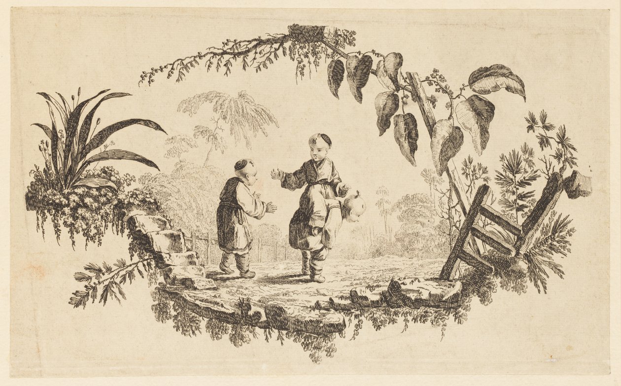Plate, from "Collection of Several Chinese Children
