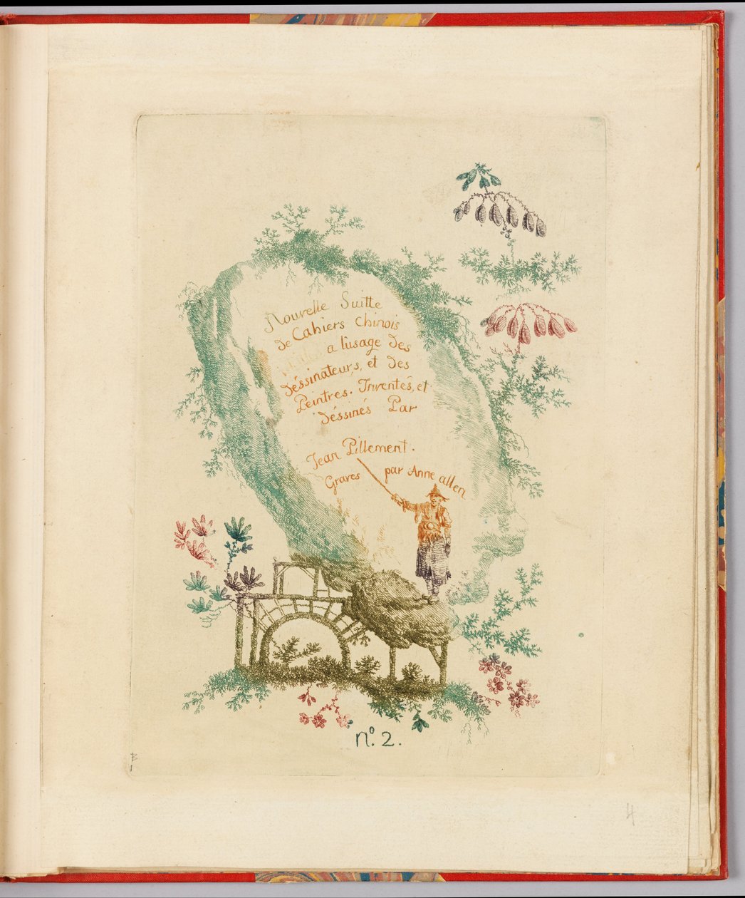 Title page, Plate 1 from "Nouvelle suite de cahiers chinois a l