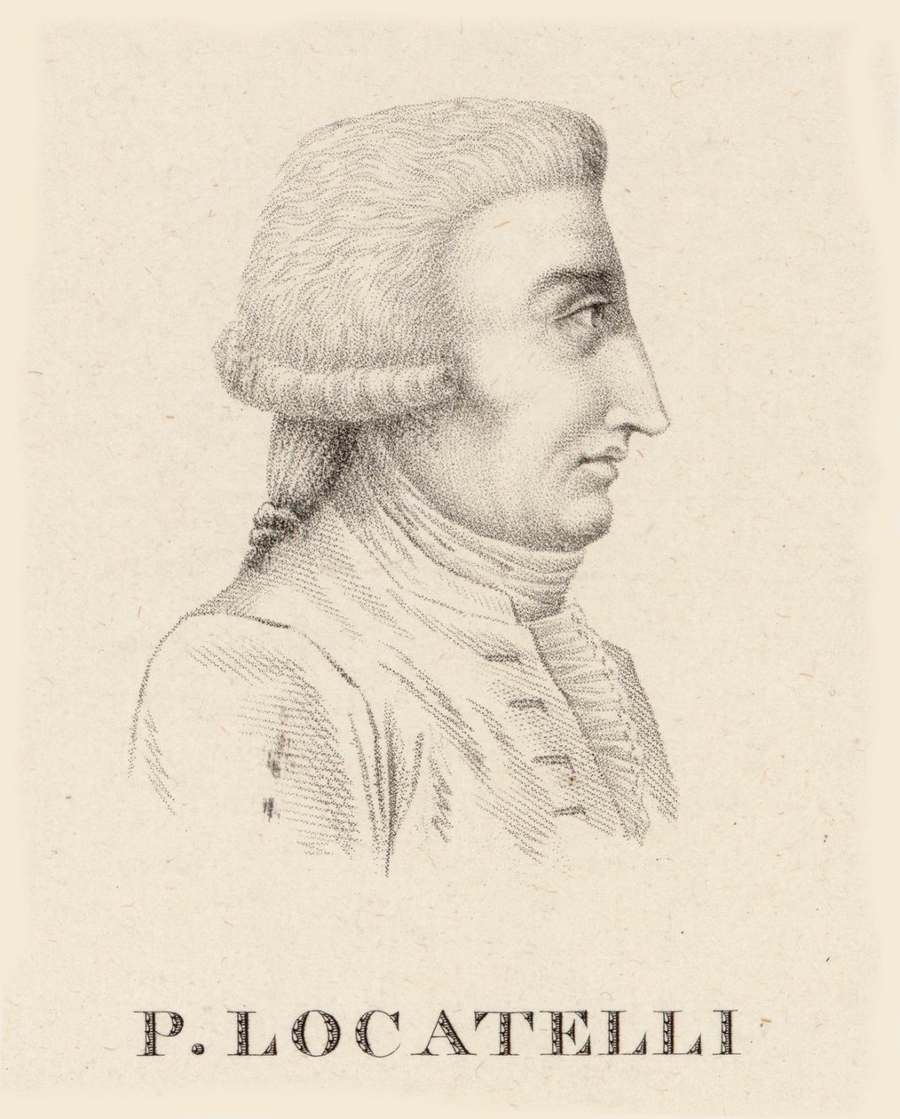 Portrait of the Violinist and Composer Pietro Antonio Locatelli by Jean Baptiste Ponce Lambert