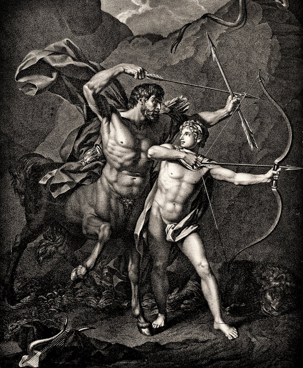 The Education of Achilles by Chiron, c.1798 by Jean Baptiste Regnault