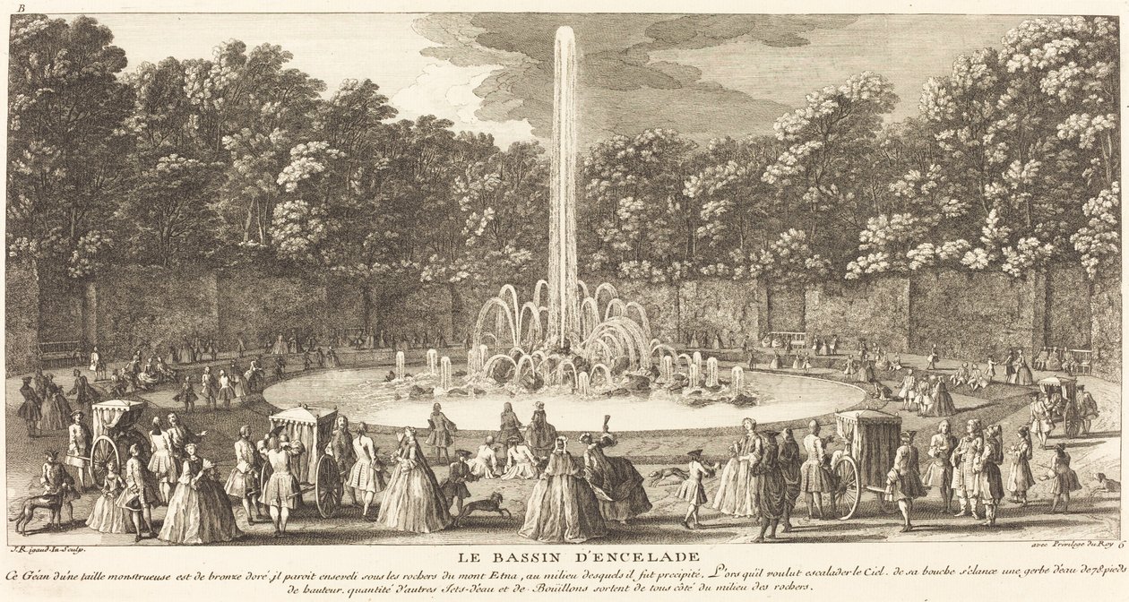 The Basin of Enceladus by Jean Baptiste Rigaud